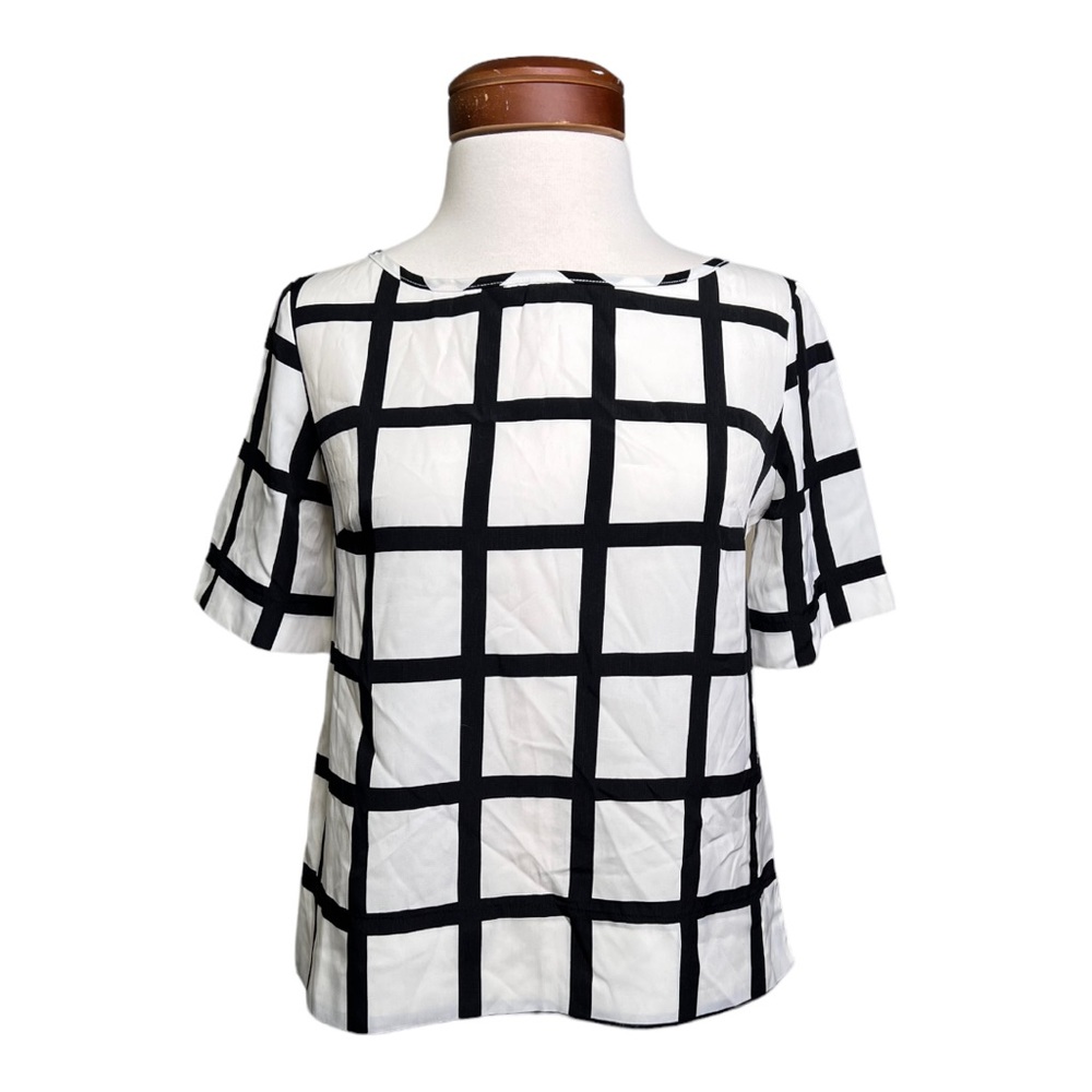 Trelise Cooper Windowpane Top Size 4